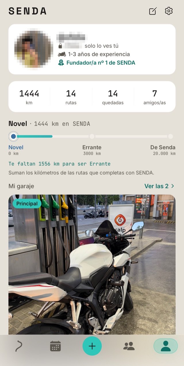 El perfil: tus kilómetros, tu nivel y tus insignias